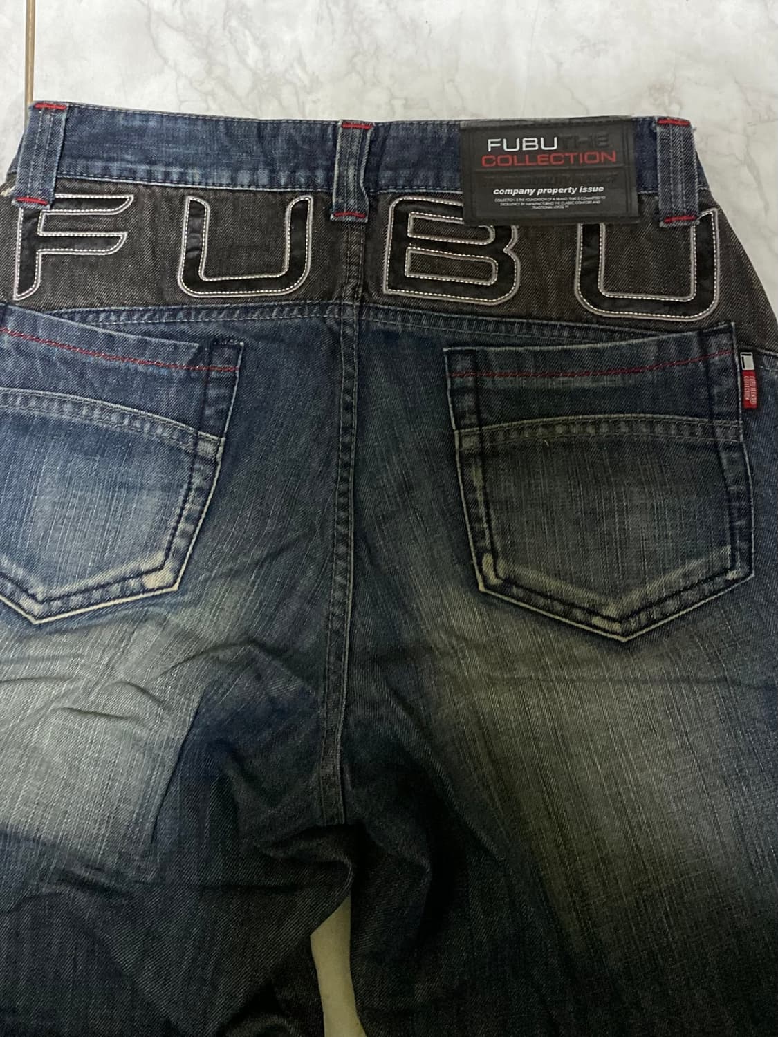 FUBU 푸부 올드스쿨 데님 힙합 바지 30인치 상품이미지1