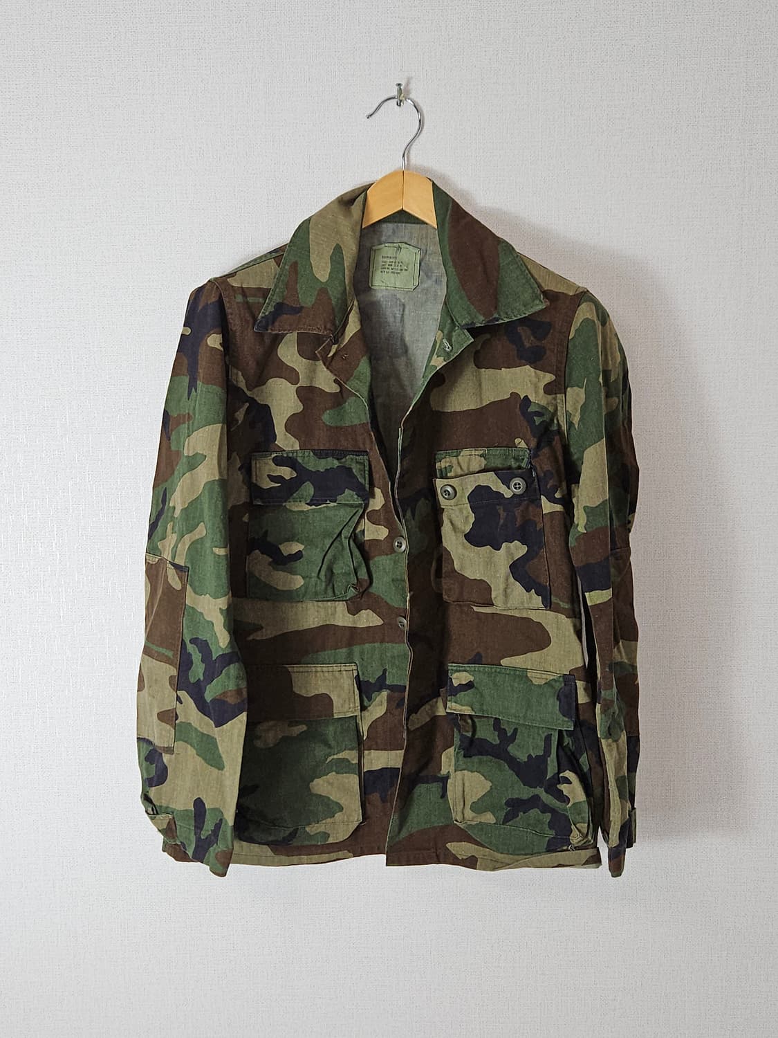 80s 우드랜드 미군 고어텍스 US ARMY 오리지널 BDU 자켓 M 상품이미지1