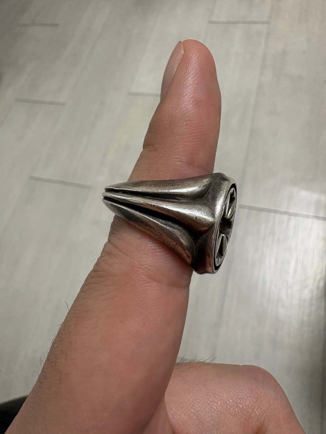 [US 10.5] 크롬하츠 씰스탬프 링 상품이미지3