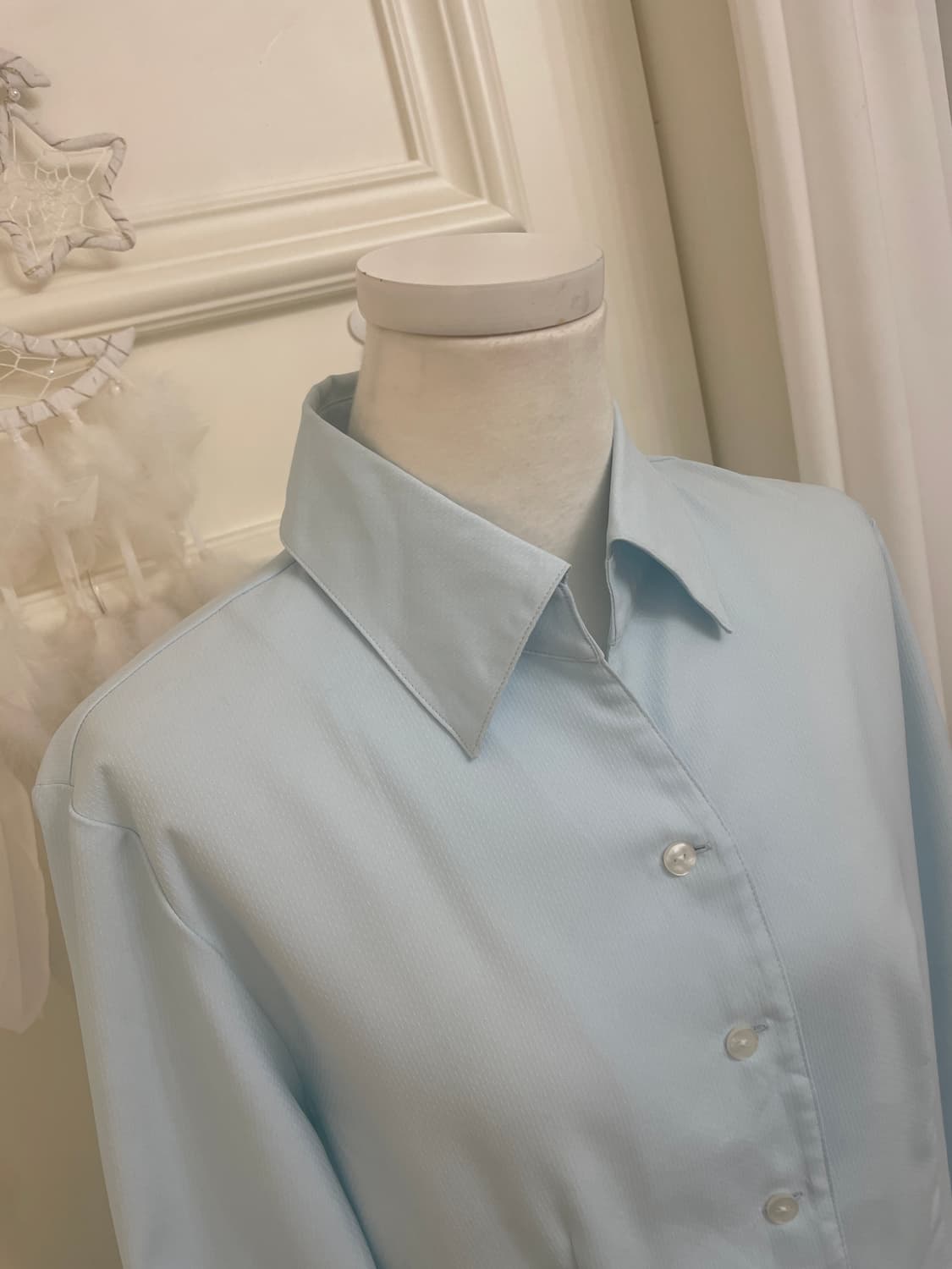 summer blue basic line shirt(size-13) 상품이미지8