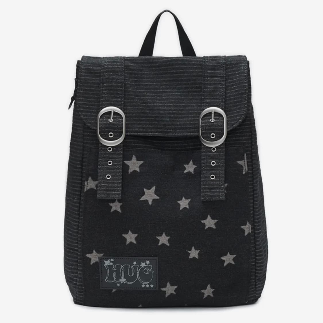 허그유어스킨 스타 더스트 데님 백팩 블랙 상품이미지1