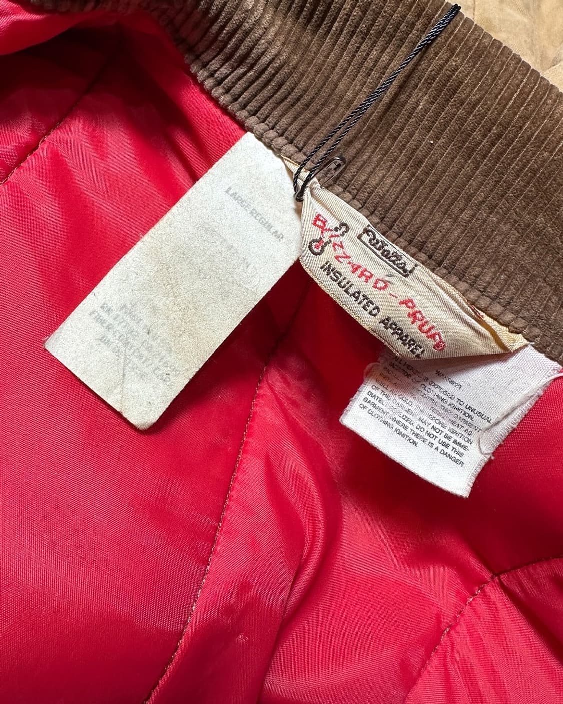 80s Walls 페이드 헤비 컨버스 워크 자켓 made in usa 상품이미지9