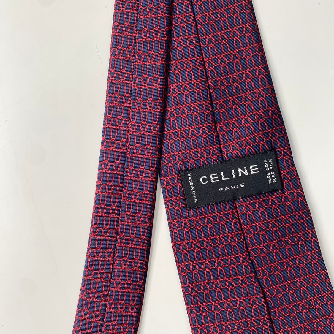 셀린느(celine) 심플로고 명품 정품 넥타이 상품이미지6