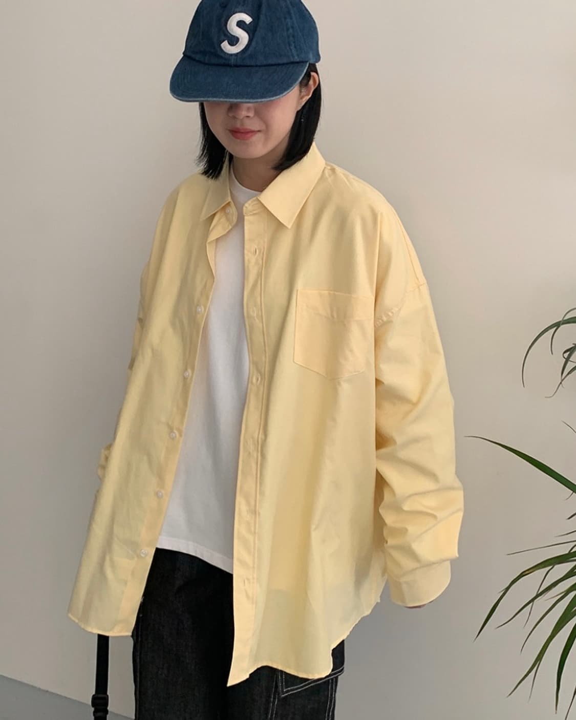 baon 셔츠 (yellow) 상품이미지1