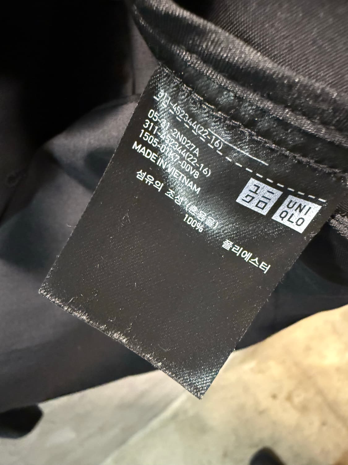 유니클로 x 띠어리 UNIQLO x Theory 셔츠형 자켓 블랙 S 상품이미지6