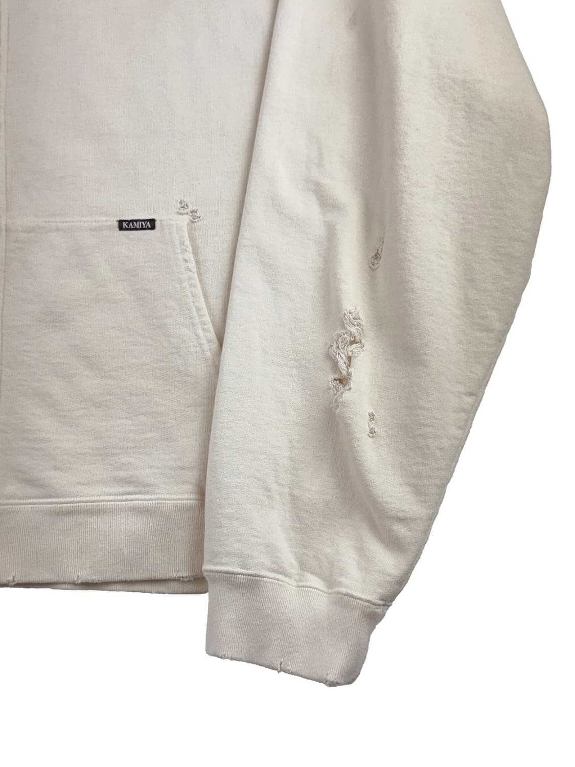 카미야 로즈 집업 후드 베이지 상품이미지4