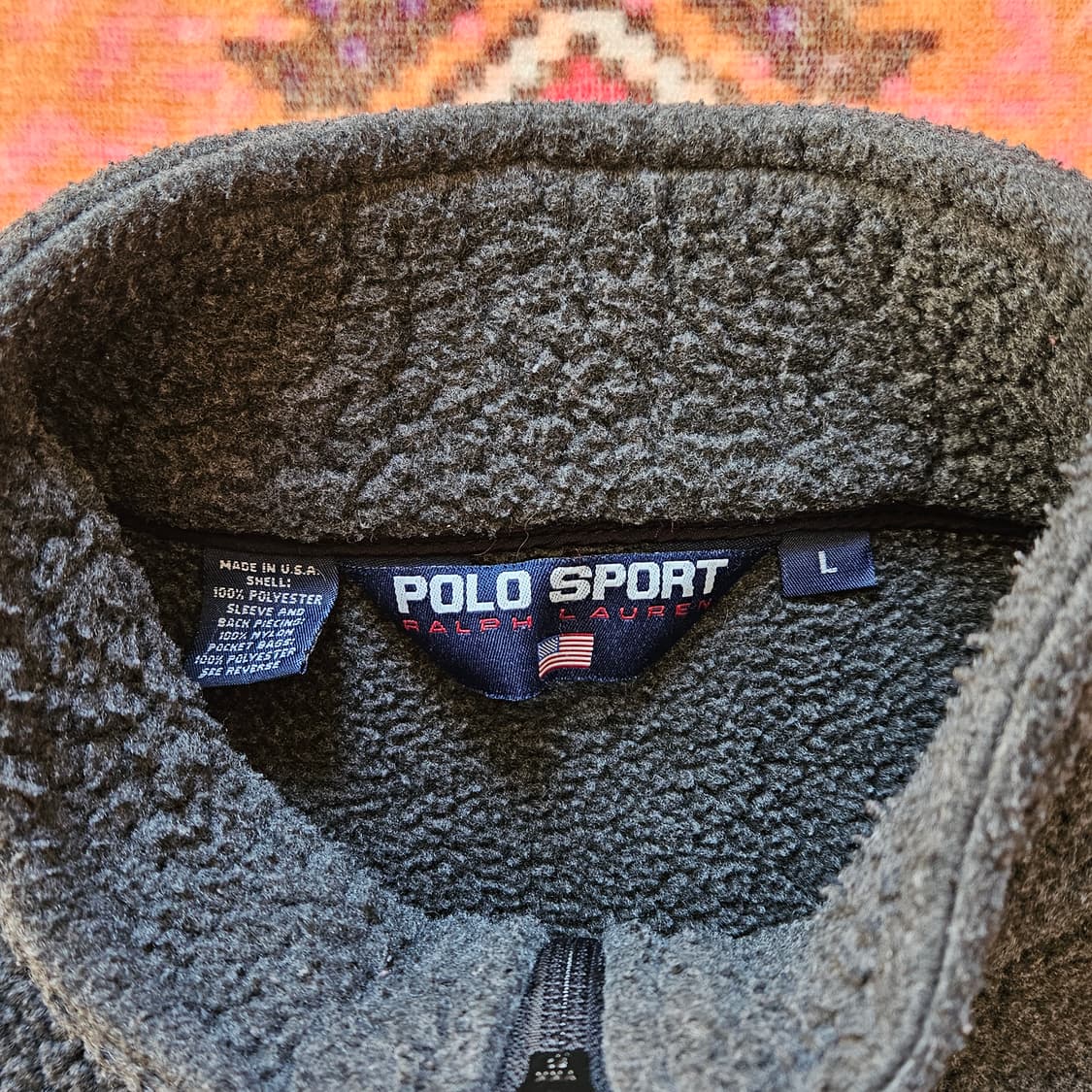 90s 폴로 스포츠 딥파일 플리스 / made in USA 상품이미지4