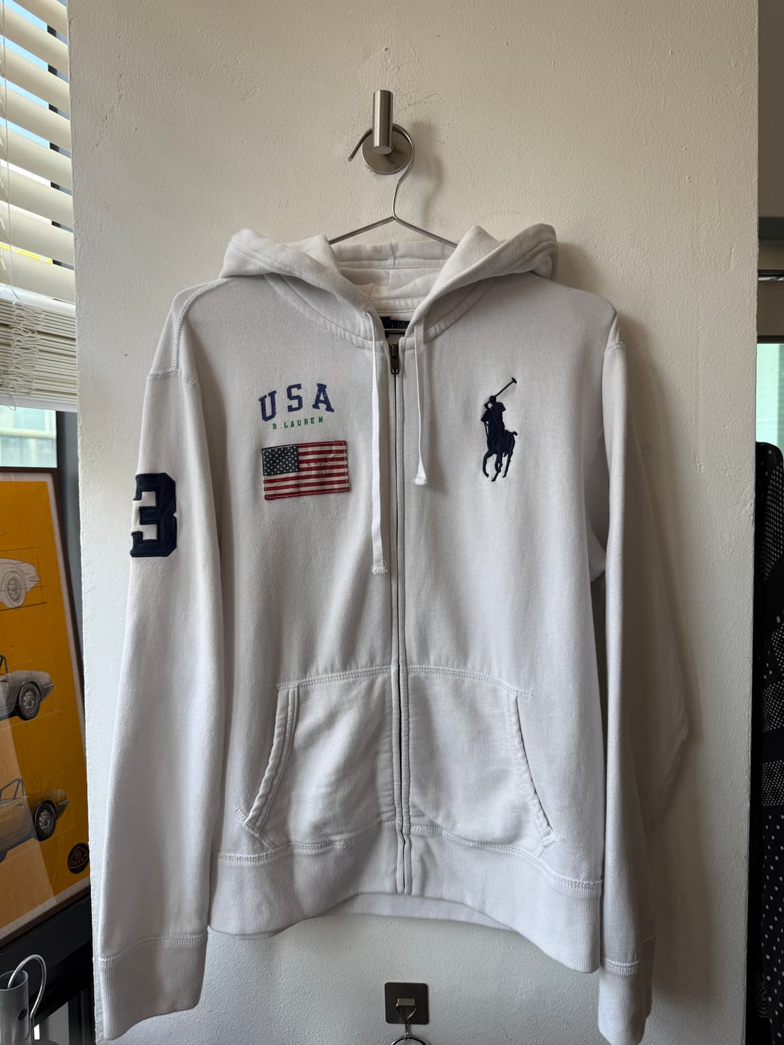 폴로랄프로렌 성조기 후드집업 L 상품이미지1