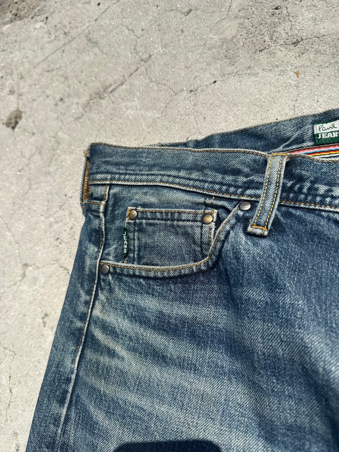 Paul Smith jeans distressed washed denim 상품이미지7