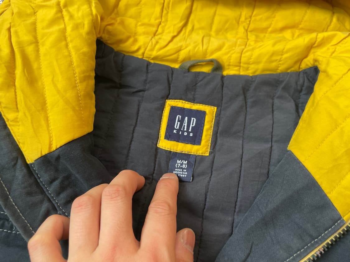 Gap 갭 키즈 옐로 라이닝 후드 워크 자켓 J03240 상품이미지4