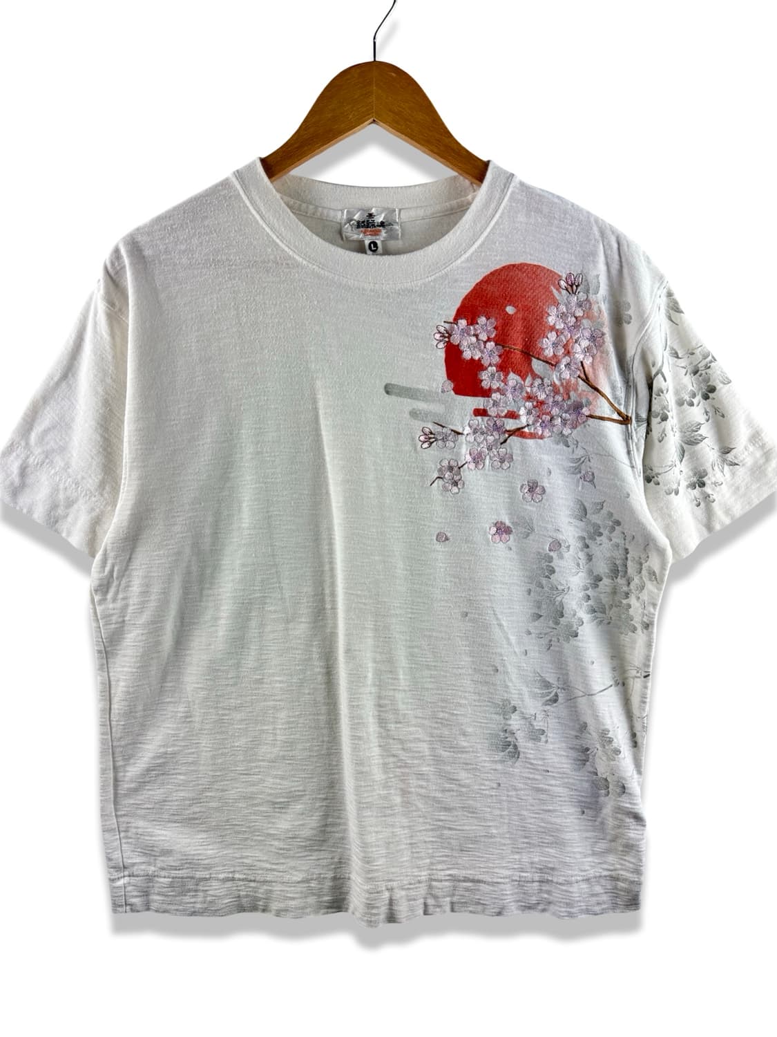 카라쿠리타마시 사쿠라 오리엔탈 자수티셔츠2671 상품이미지1