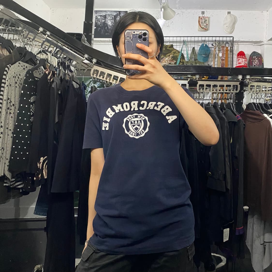 Abercrombie 베이직 로고 반팔티셔츠 상품이미지4