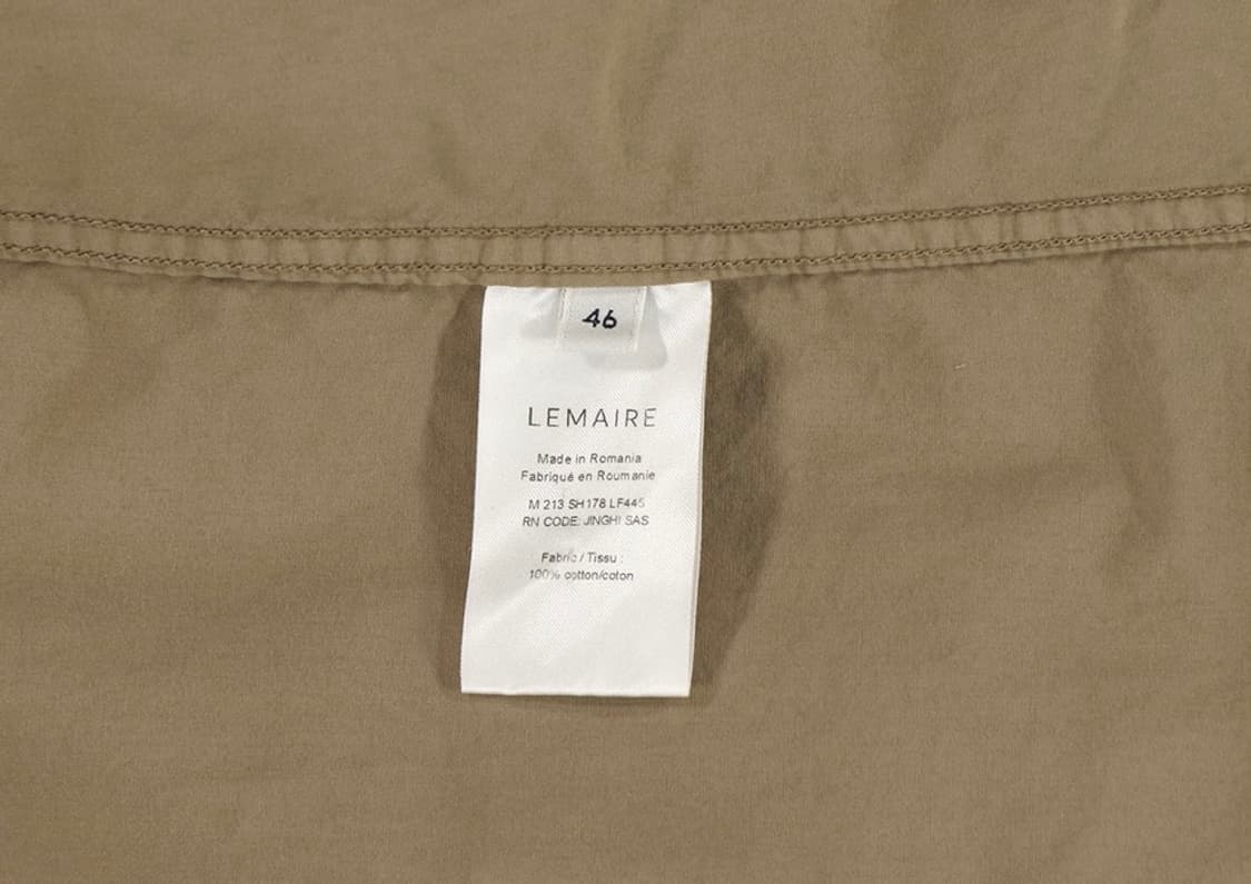 르메르 더블 포켓 코튼 셔츠 카멜 / 46 상품이미지3