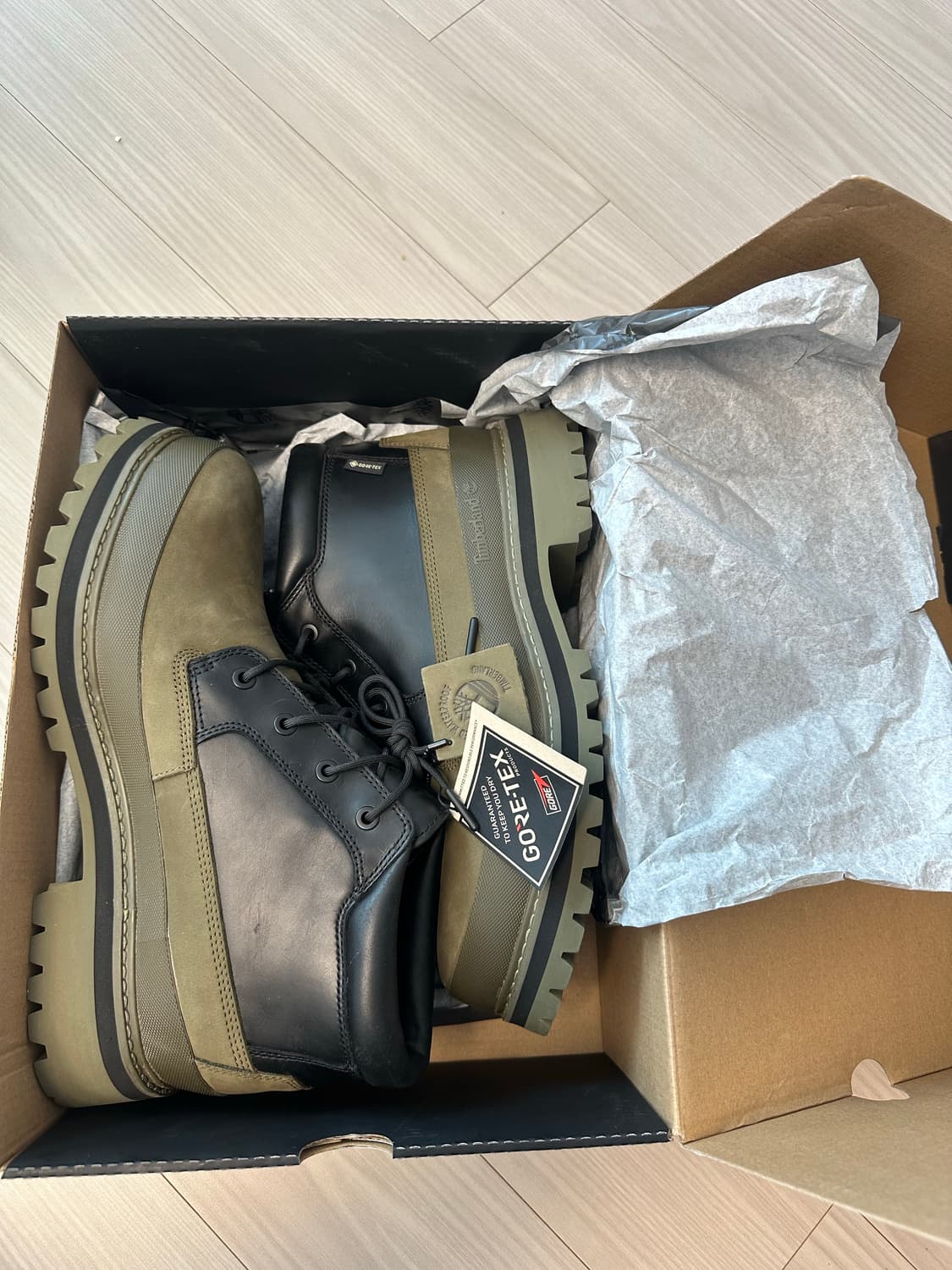 팀버랜드 프리미엄 차카 26SS 투톤 카키 280 (새상품) 상품이미지5