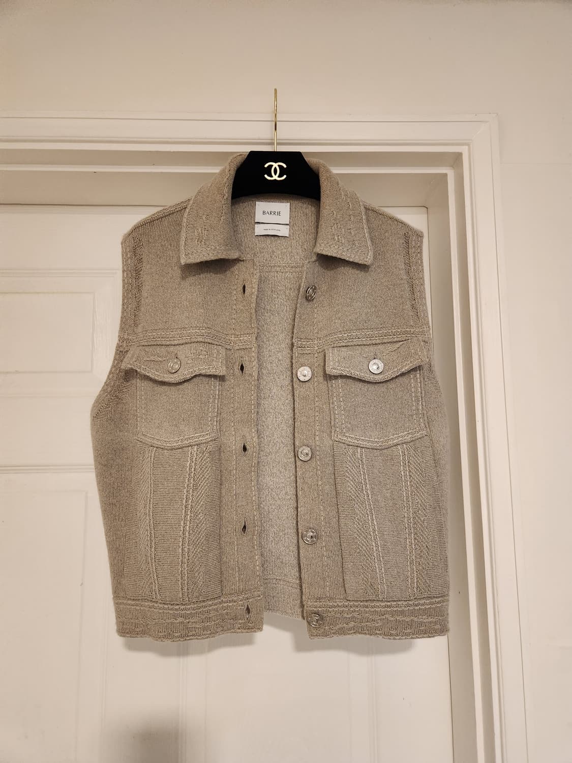 (정품)샤넬 배리 BARRIE 캐시미어 베스트자켓 상품이미지6