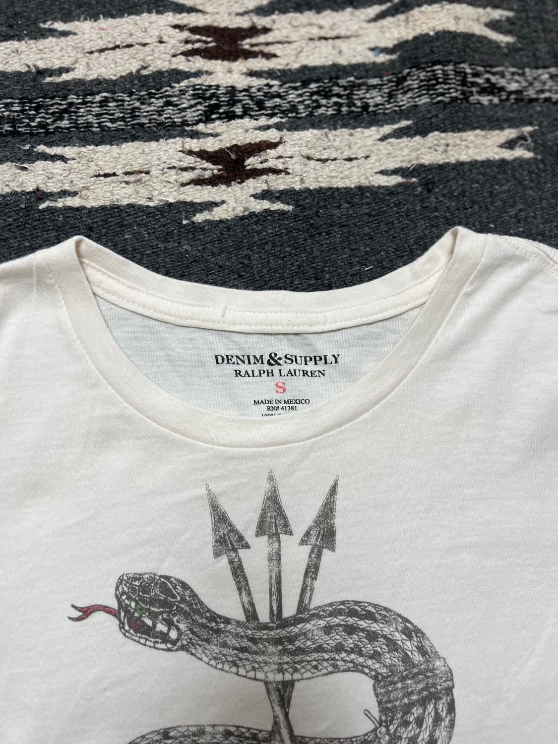 Denim & supply snake graphic Tee 상품이미지3