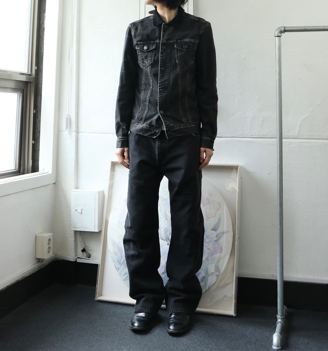 올세인츠 블랙 데님 자켓   상품이미지2