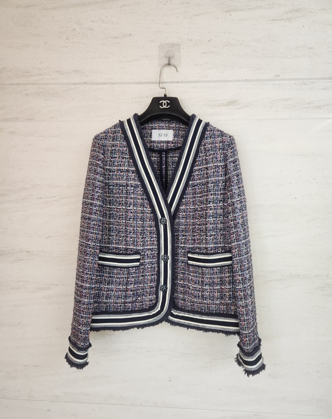 SJSJ 트위드자켓 55사이즈 상품이미지2