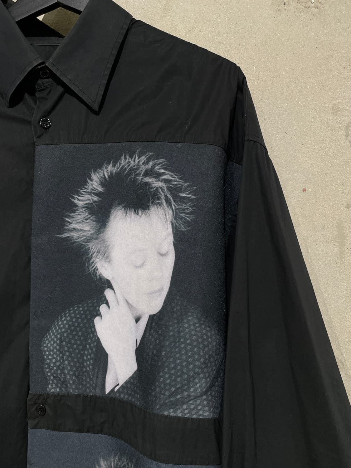 라프 시몬스 x 로버트 메이플소프 17S/S 블랙 로리 앤더슨 셔츠 상품이미지3