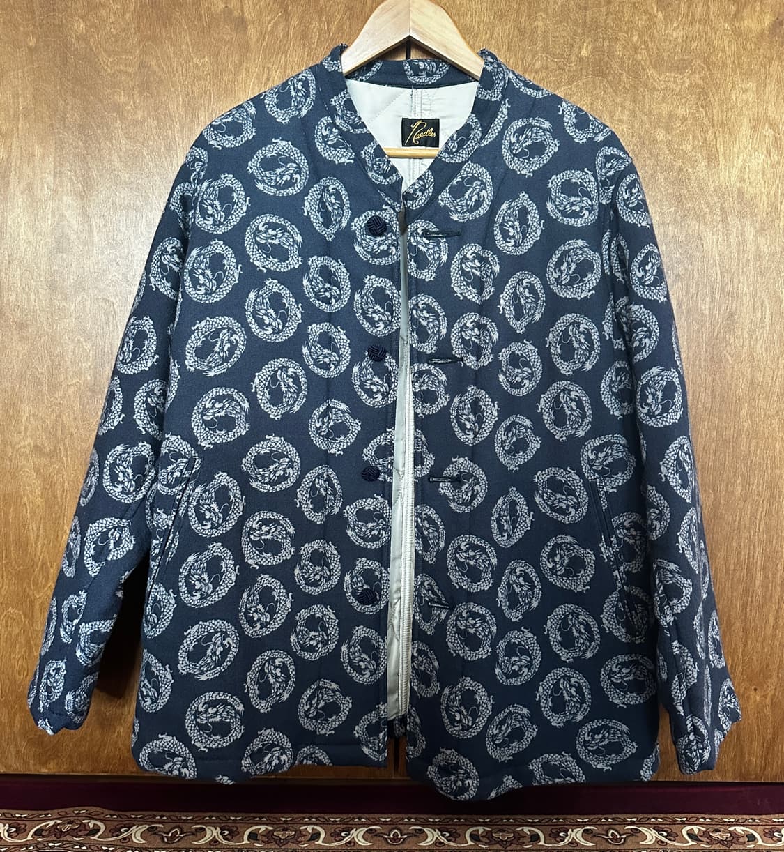 Needles 오리엔탈버튼 스탠드카라 커버올 자켓 상품이미지2