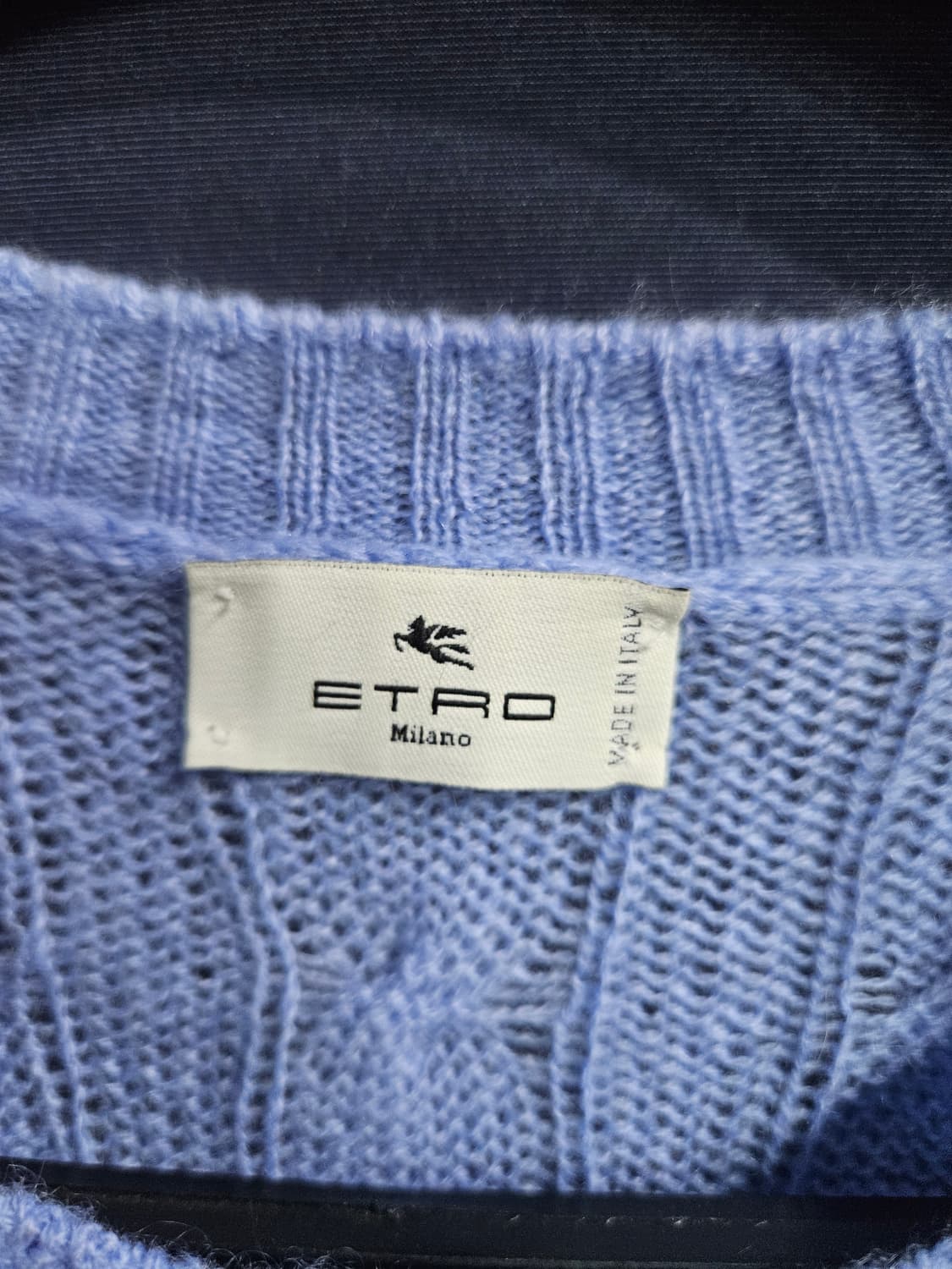 에트로 캐시미어 케이블 남성 40 니트 스웨터  상품이미지5