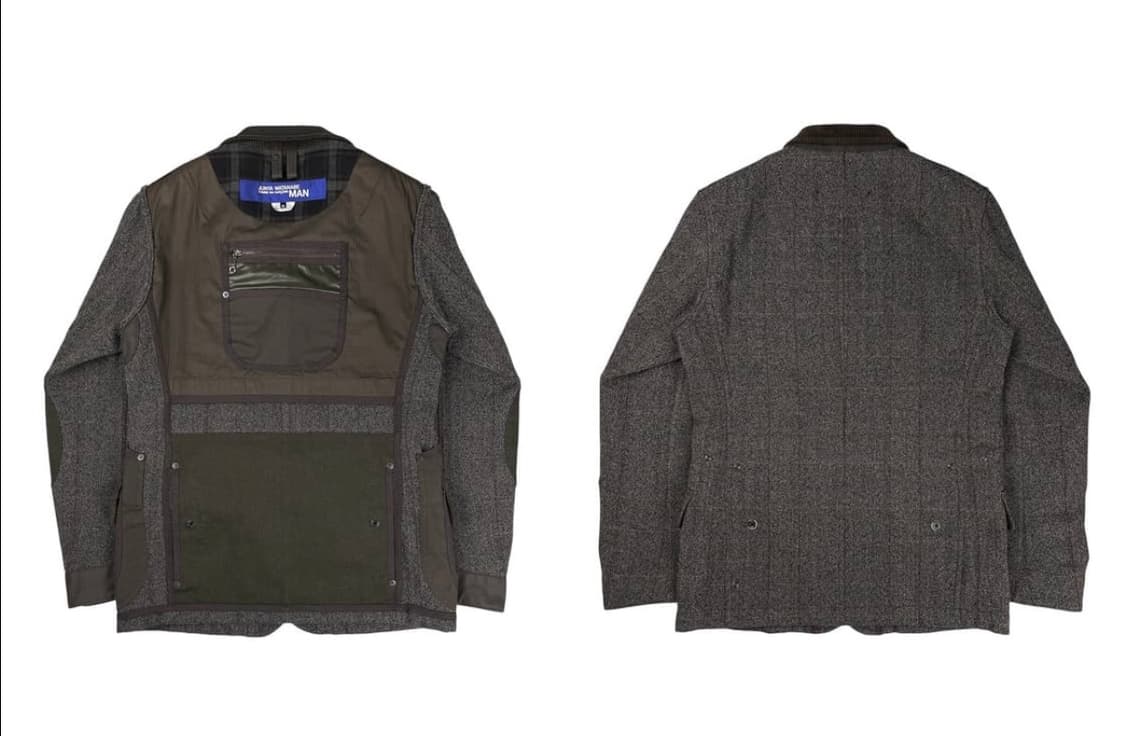 준야와타나베 X 꼼데가르송 헌팅 리버서블블레이져 상품이미지3