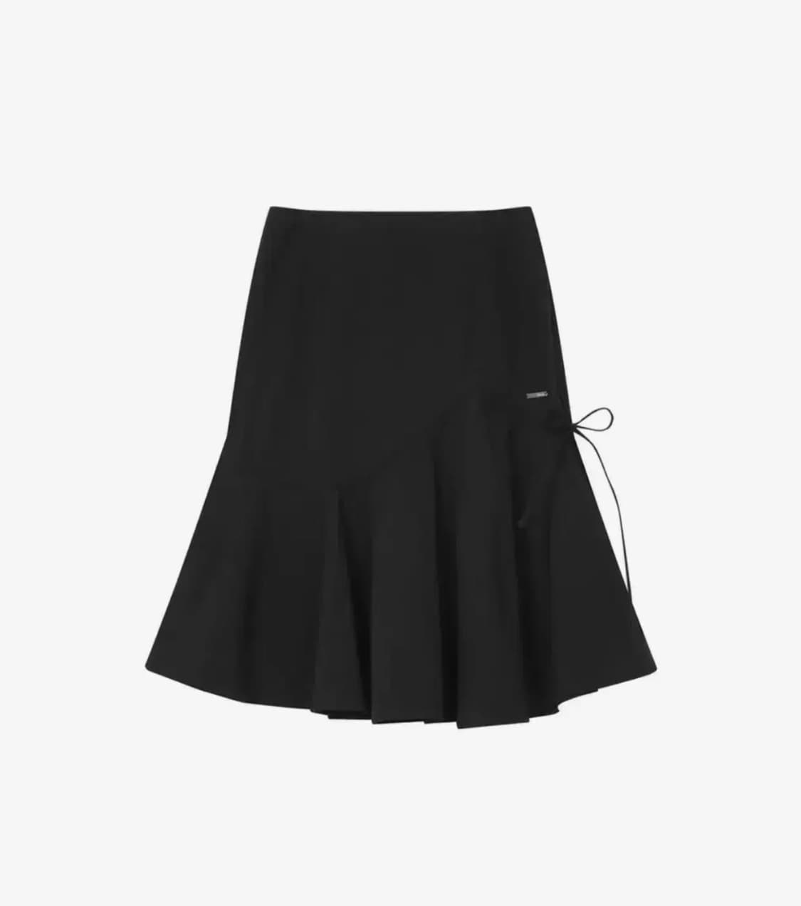  미세키서울 셔링 러플 미디 스커트 2사이즈 상품이미지2