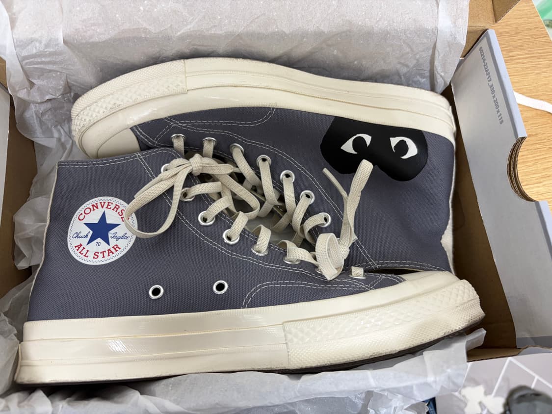 컨버스 x 플레이 꼼데가르송 스니커즈 265 상품이미지1