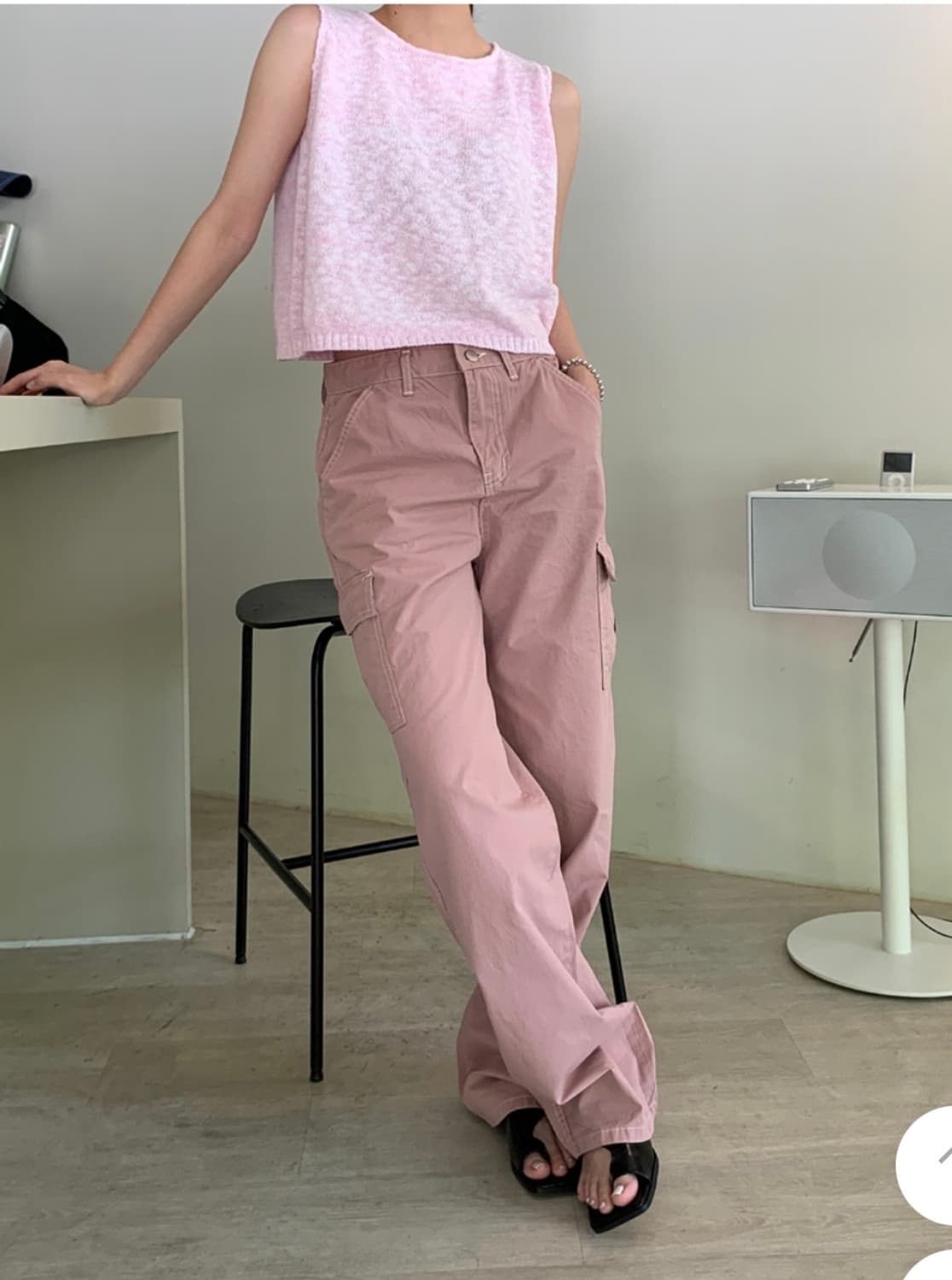 인더모드 inthemode 스티치 카고 코튼팬츠 상품이미지7