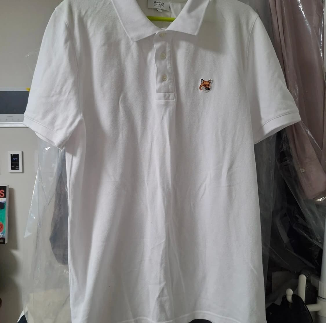 메종키츠네 반팔 카라티 L 상품이미지3