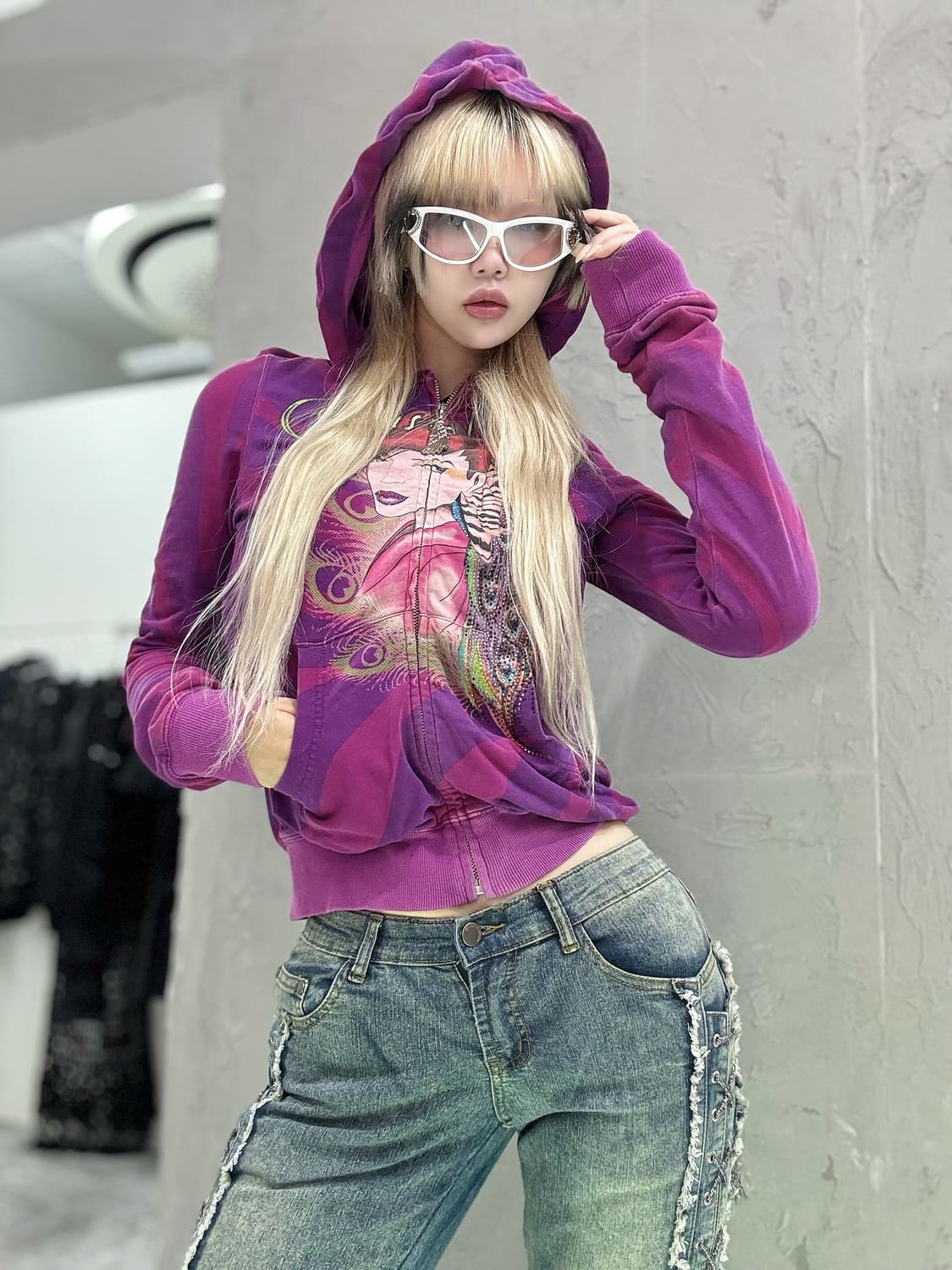 Crystal Rock 후드집업 상품이미지4