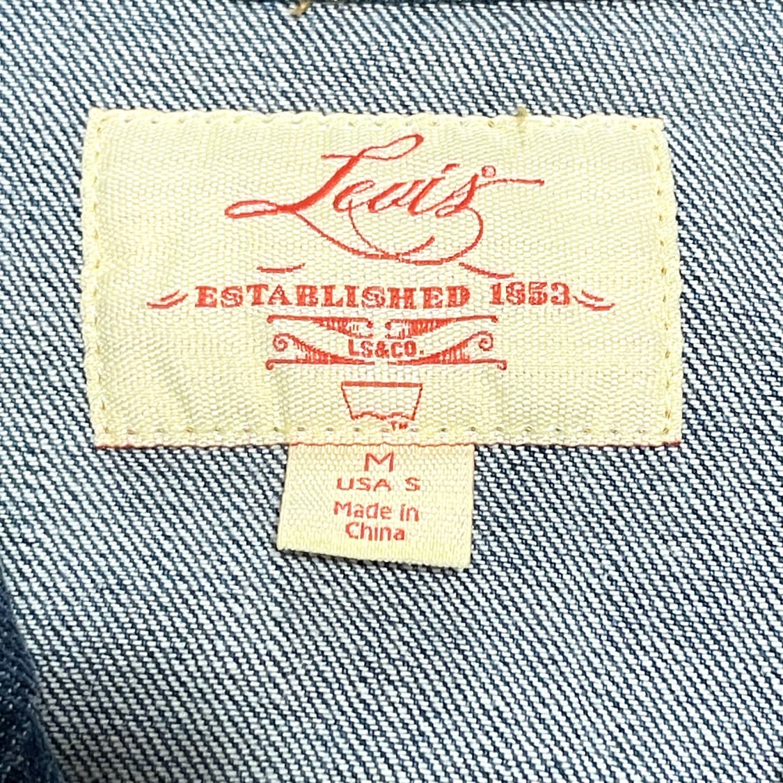 리바이스 데님 조끼 여성S 상품이미지4