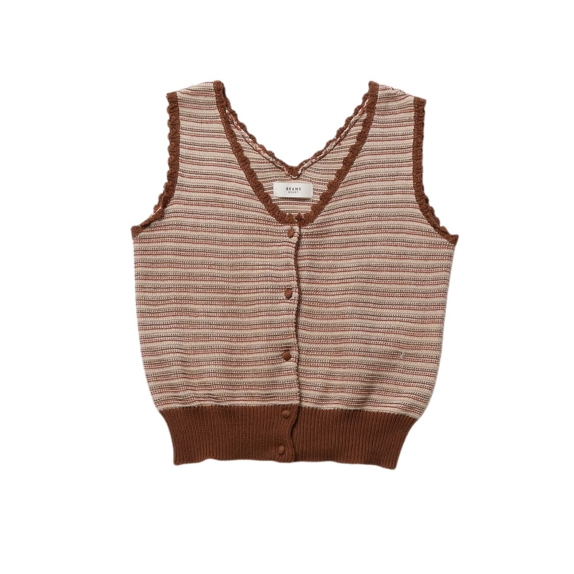 BEAMS 니트 버튼 베스트   상품이미지1