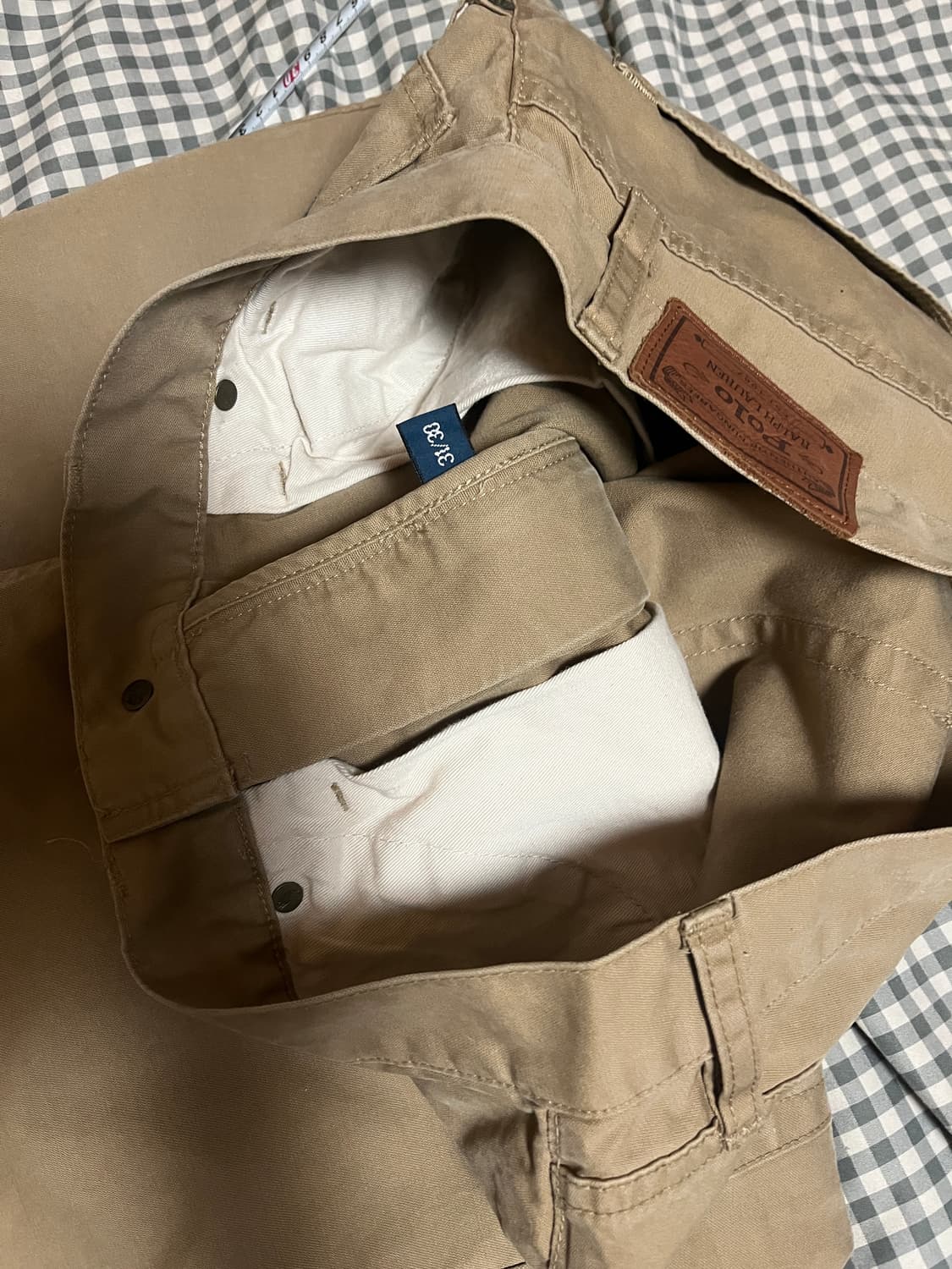 폴로 랄프로렌 카키색 바지 31/30 새제품 상품이미지3