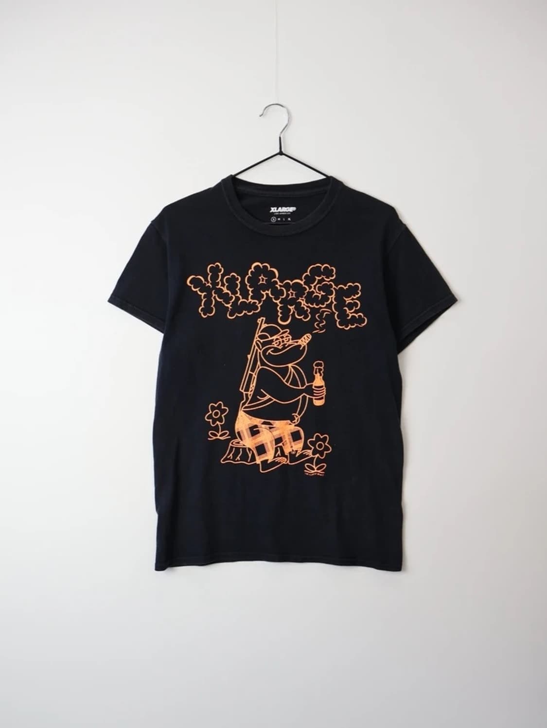 XLARGE Graphic T Shirt Black Orange 상품이미지3