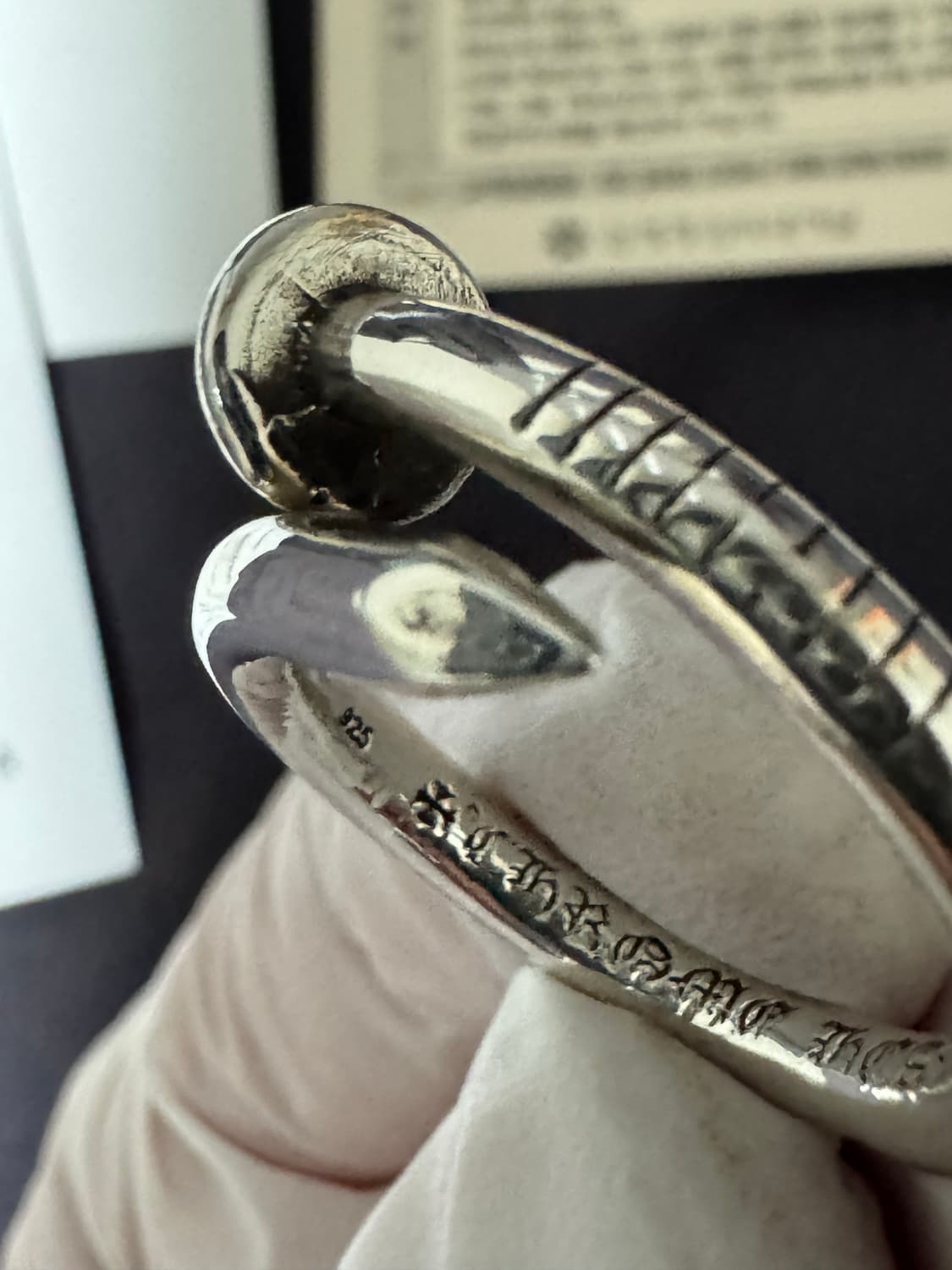 (Us 7.5) 크롬하츠 플랫 네일링 상품이미지9