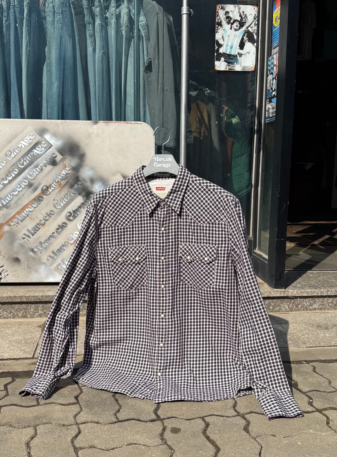 빈티지 리바이스 체크 플란넬 셔츠 XL (603) 상품이미지1