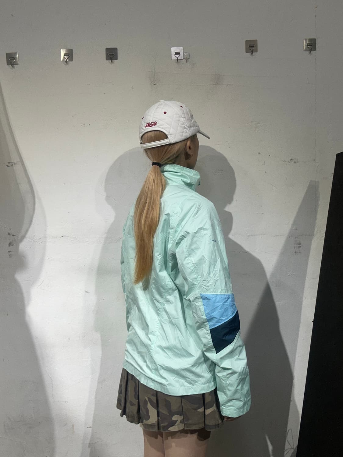 나이키 민트 올드스쿨 오버핏 바람막이 자켓 L  상품이미지3