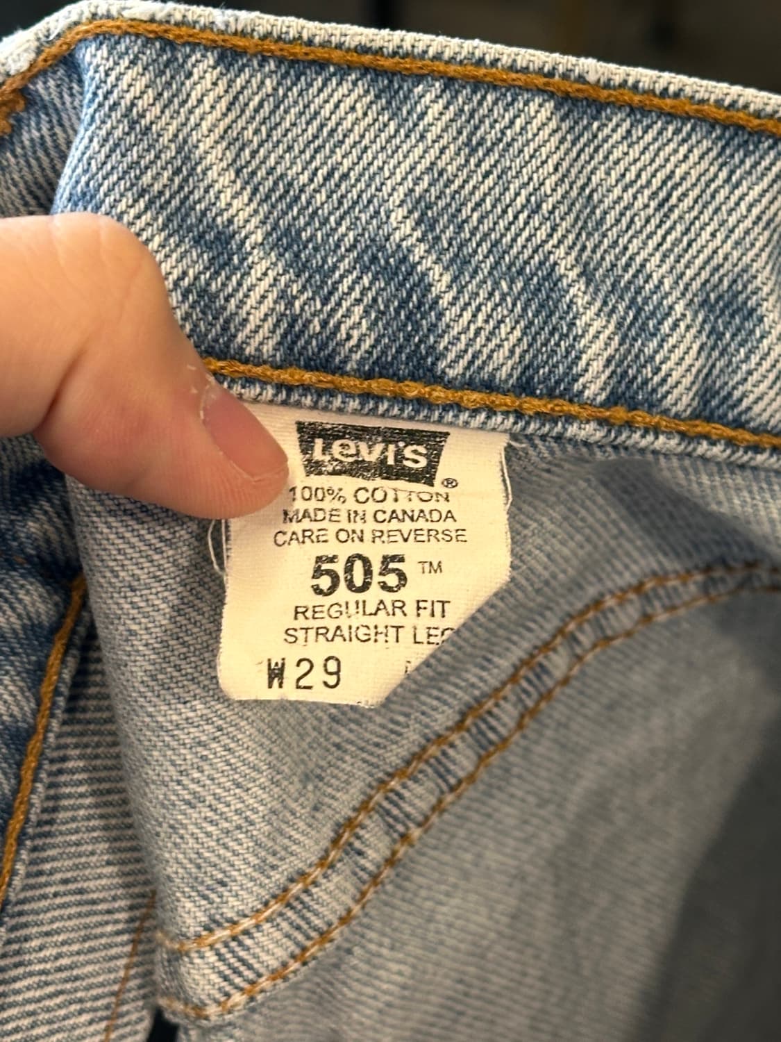 90s Levis 리바이스 505 W29 L32 상품이미지3