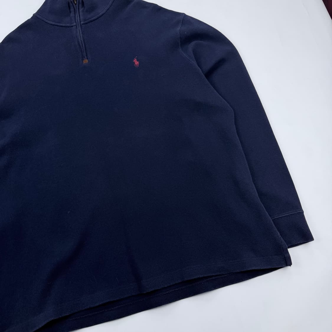 폴로 랄프로렌 하프 반집업 네이비 상품이미지4