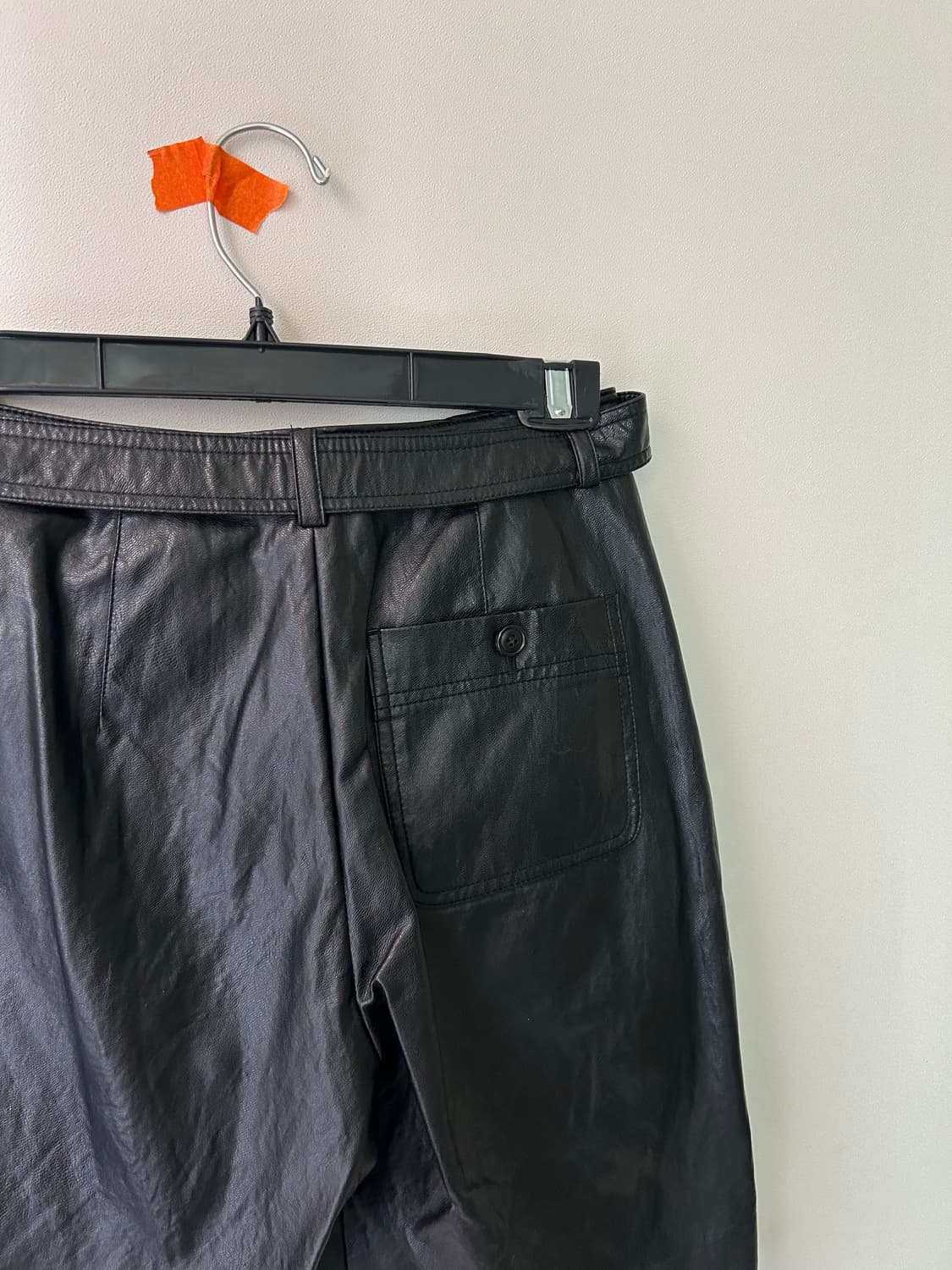 Unknown blue 언노운블루 레더 팬츠 상품이미지4