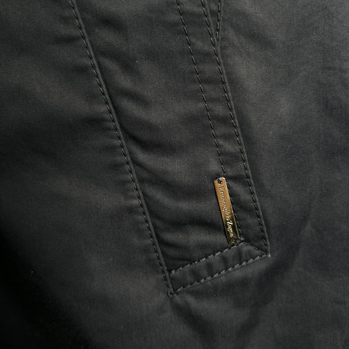 에르메네질도 제냐 딥 네이비 코튼 카코트 50 상품이미지9