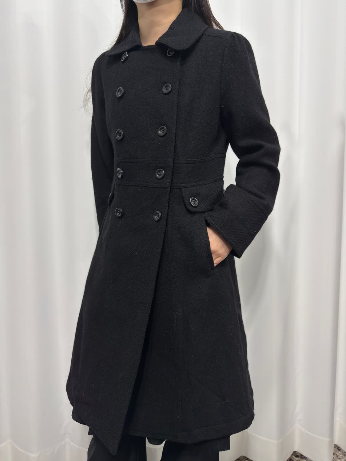 anyfarm button lovely wool coat 상품이미지1