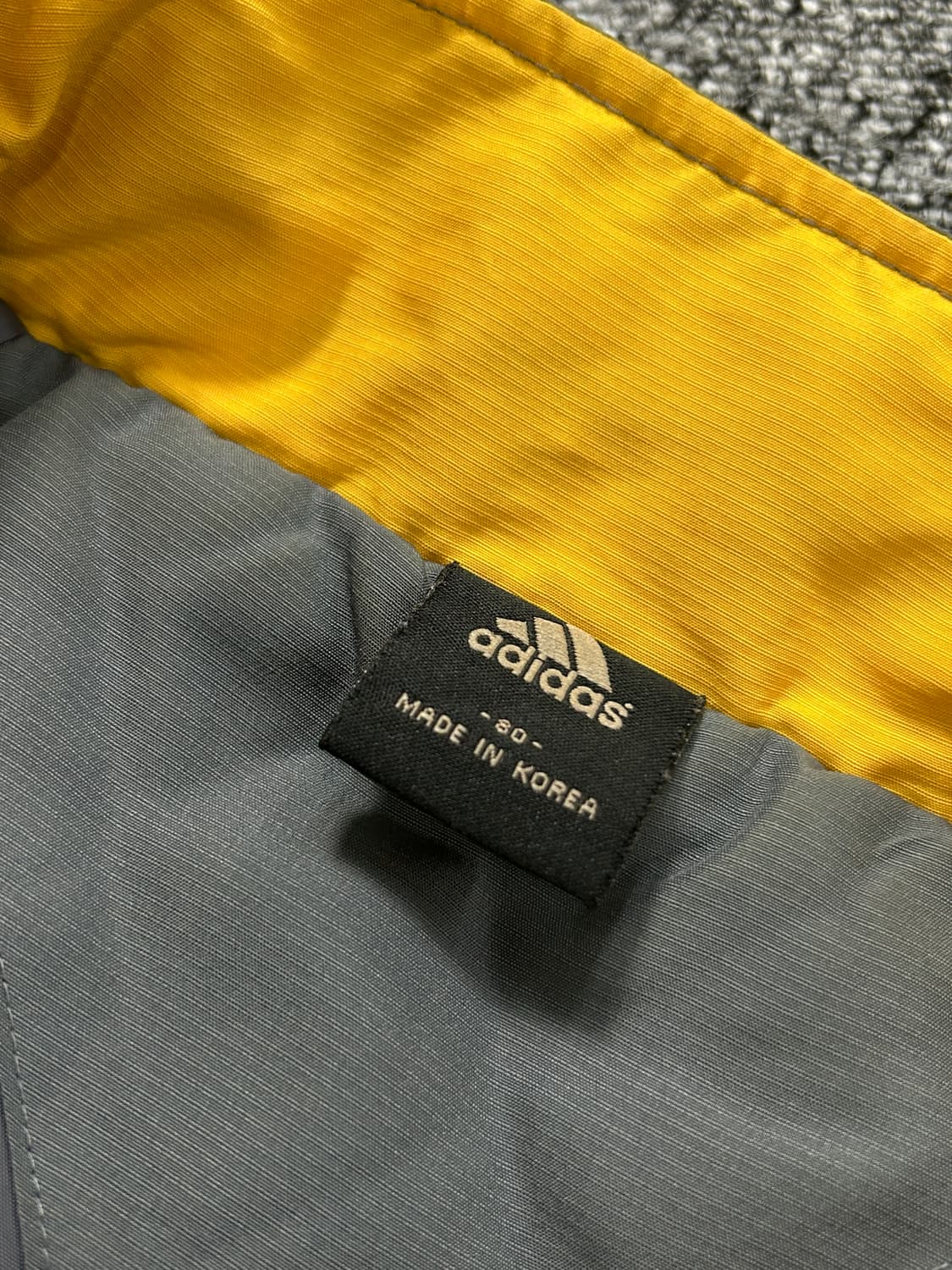 아디다스 올드스쿨 옐로우 태권도 바람막이 점퍼  상품이미지9
