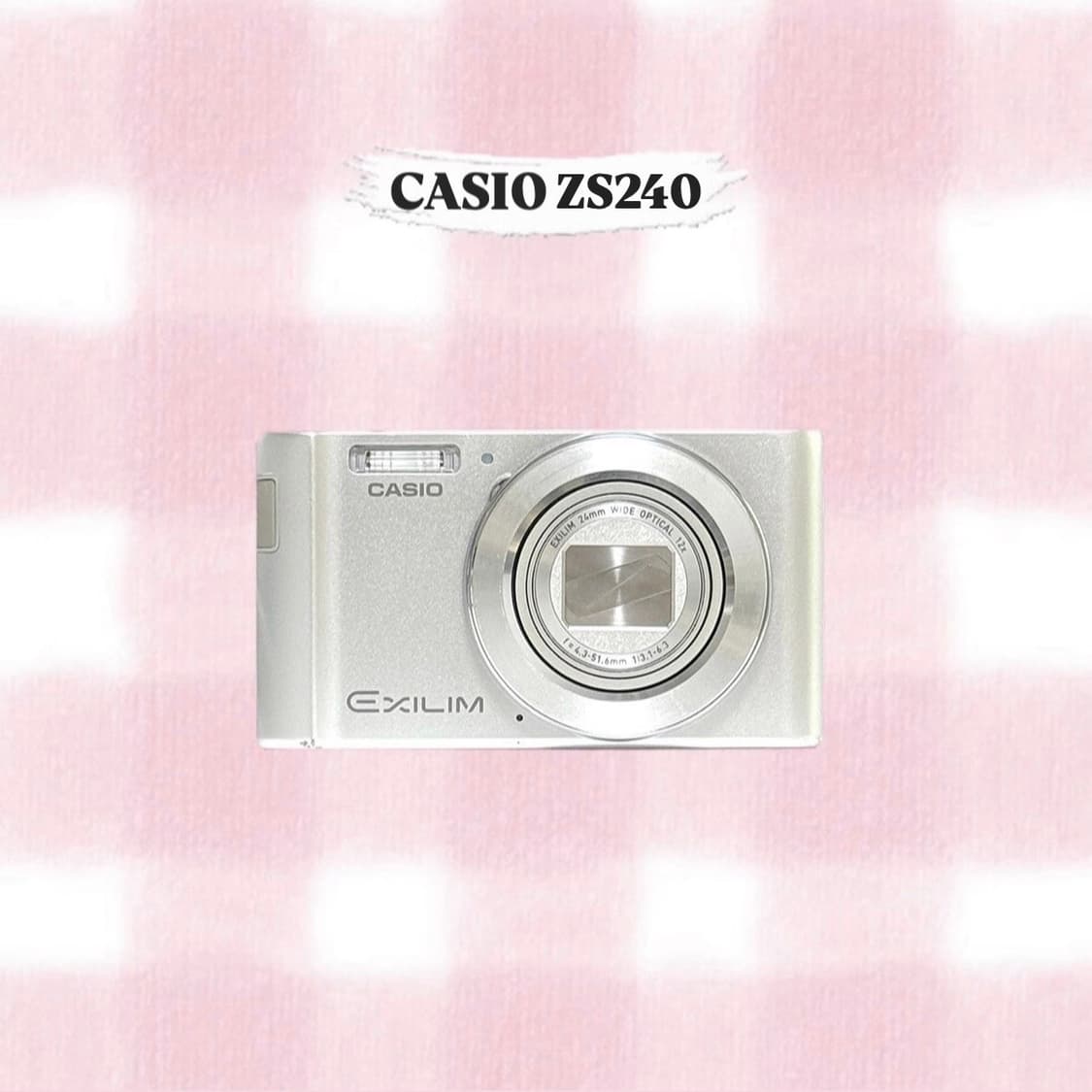 카시오 엑슬림 ZS240 실버 빈티지디카 상품이미지1