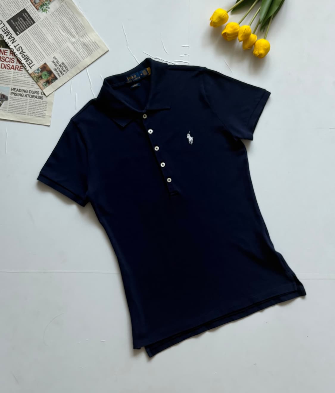 Polo 폴로랄프로렌 QR 신형 네이비 카라티 상품이미지1