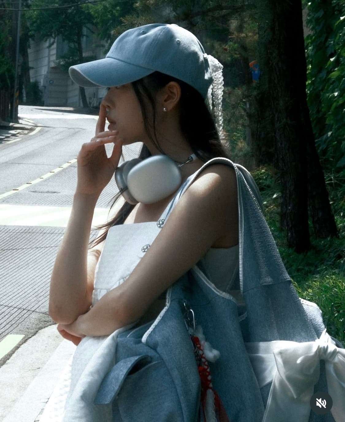 시월107 siweol 데님레더 보우백 숄더백 상품이미지1