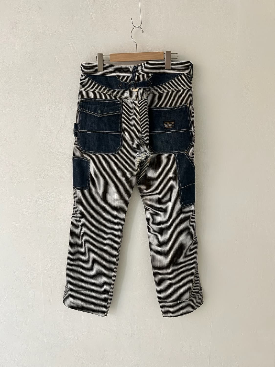 vtg Eight-G Hickory Stripe Paniter Pant. 상품이미지10
