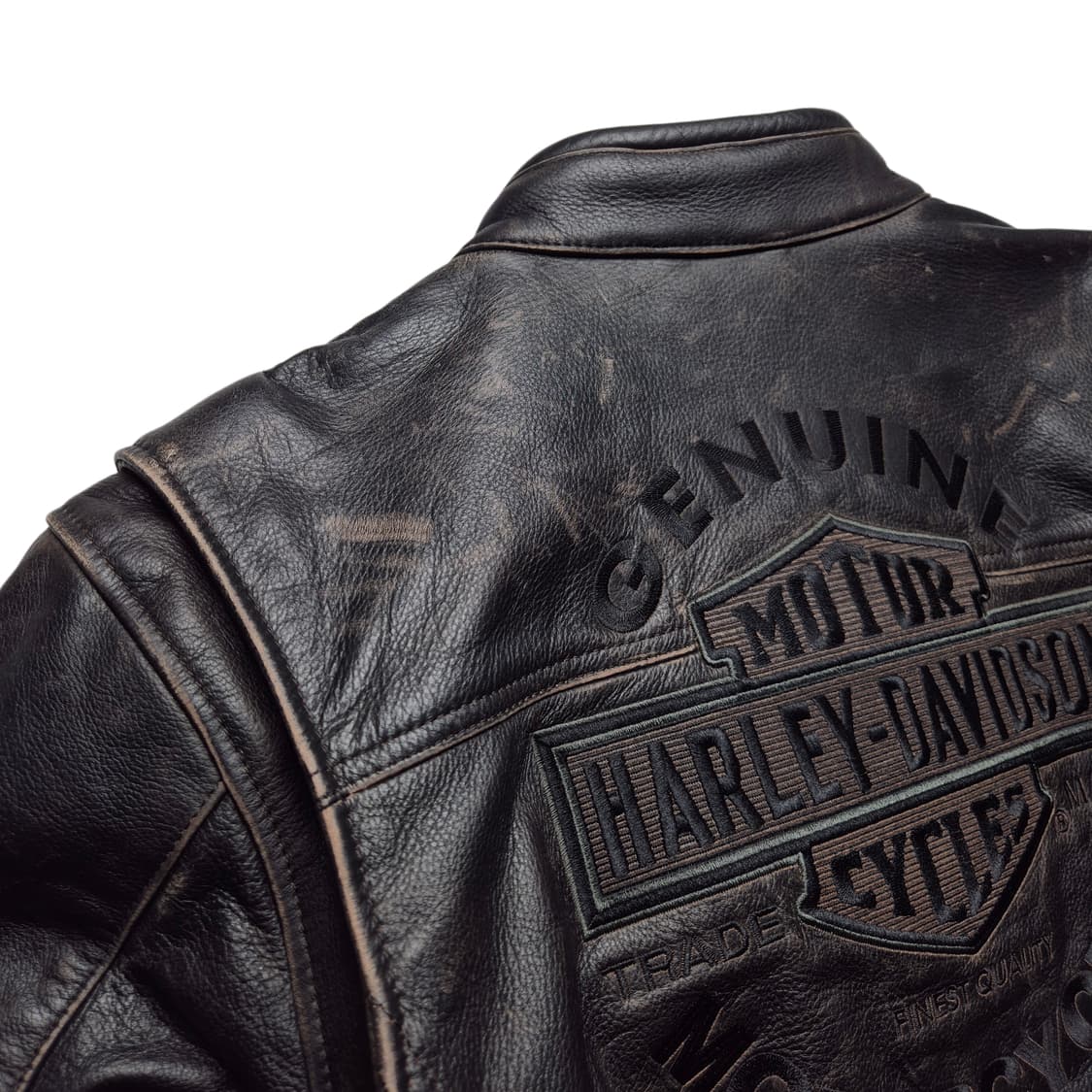[L] 할리데이비슨 소가죽 바이커 자켓 상품이미지7