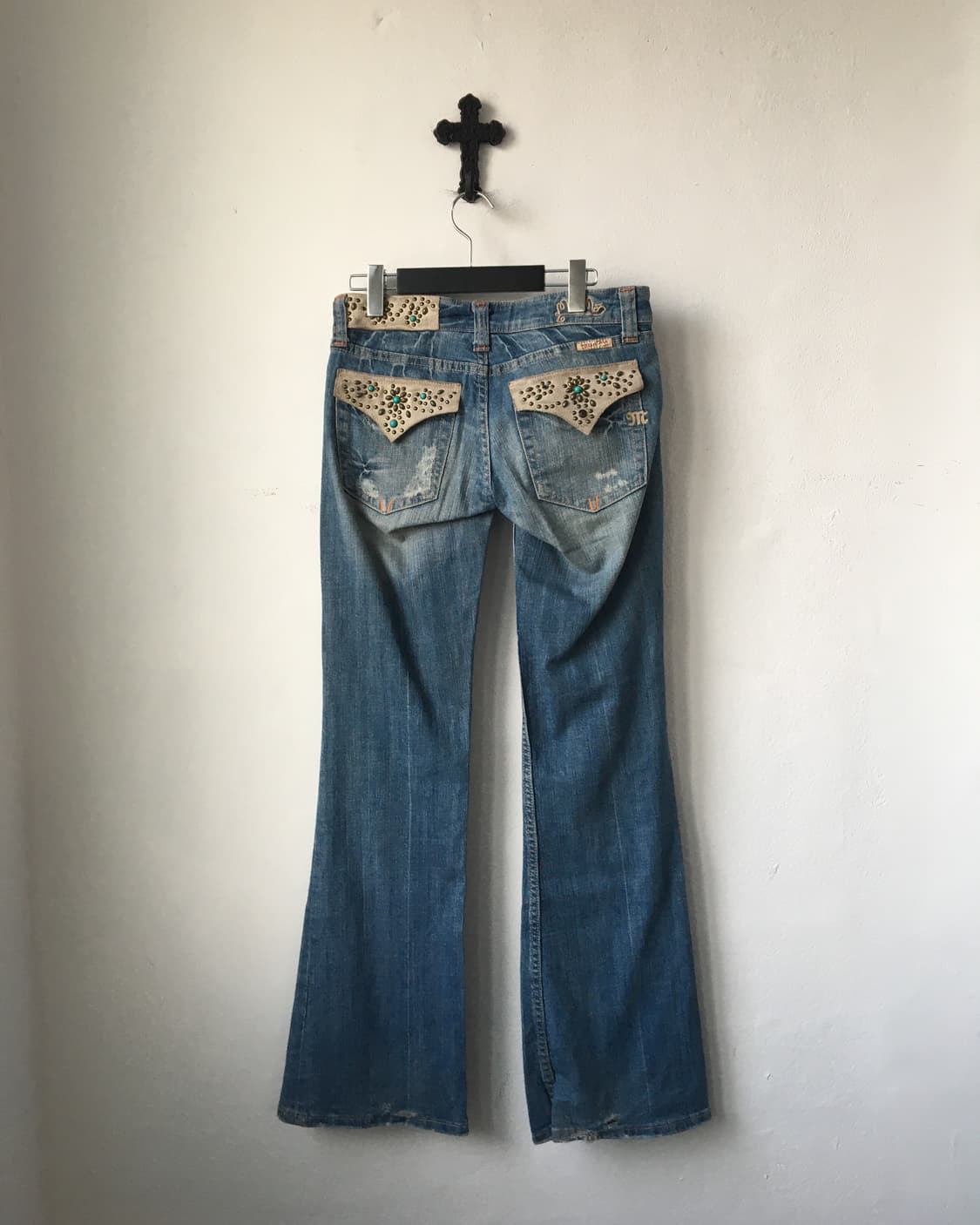 Western mood concho point denim pants 상품이미지2